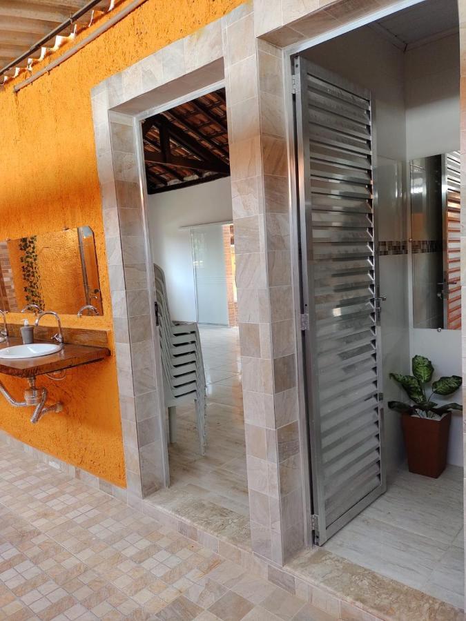Chacara Bella Vida Com Piscina Churrasqueira Salao De Festas Fogao A Lenha Quadra Aracariguama Ngoại thất bức ảnh