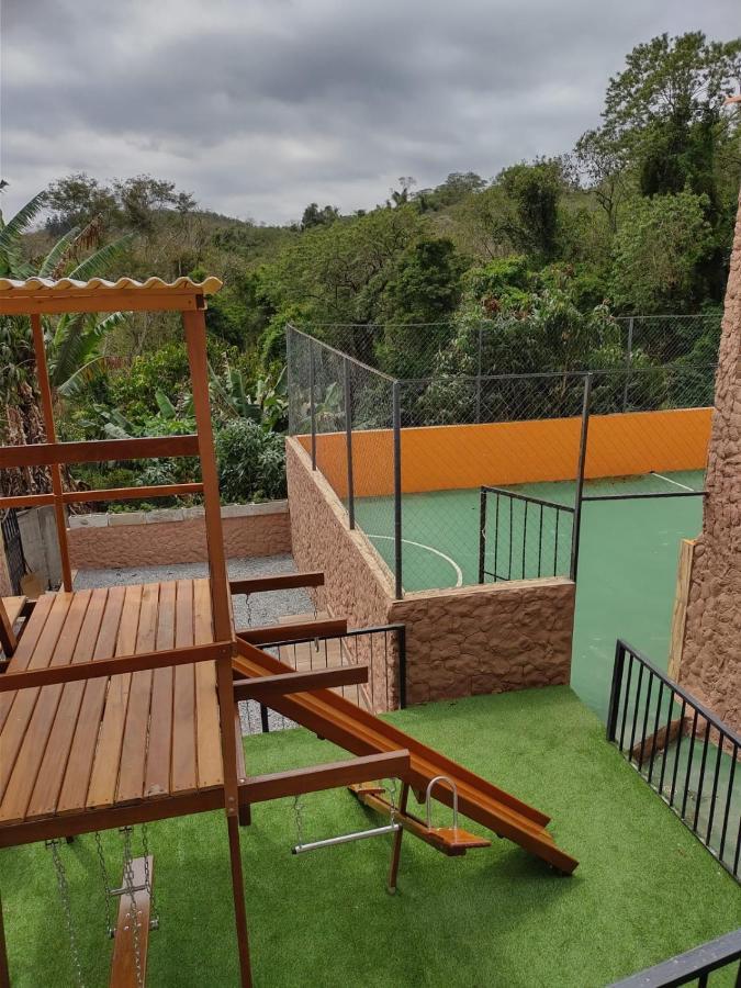 Chacara Bella Vida Com Piscina Churrasqueira Salao De Festas Fogao A Lenha Quadra Aracariguama Ngoại thất bức ảnh