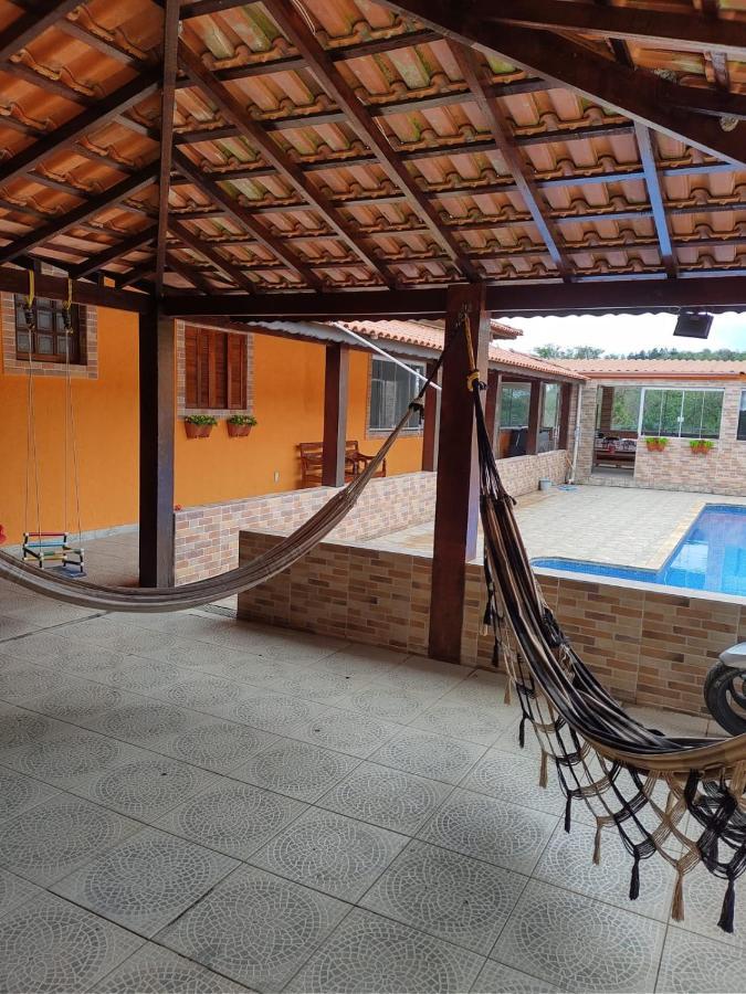 Chacara Bella Vida Com Piscina Churrasqueira Salao De Festas Fogao A Lenha Quadra Aracariguama Ngoại thất bức ảnh